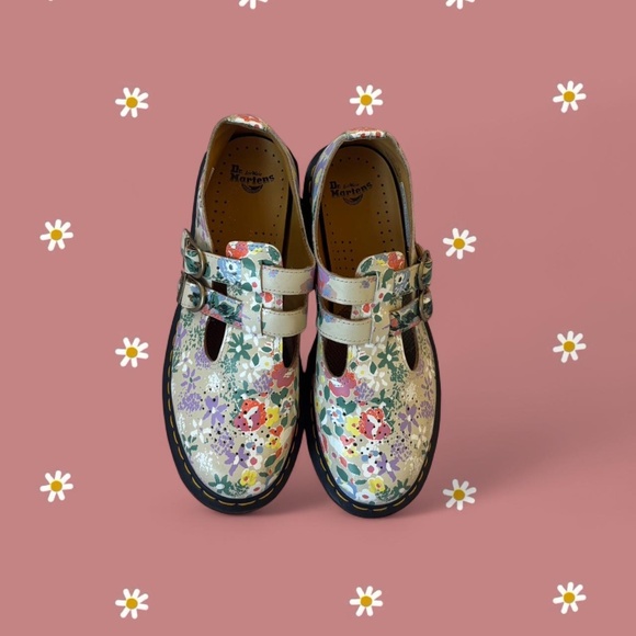 Dr. Martens Women's Floral Loafers - Picture 2 of 5